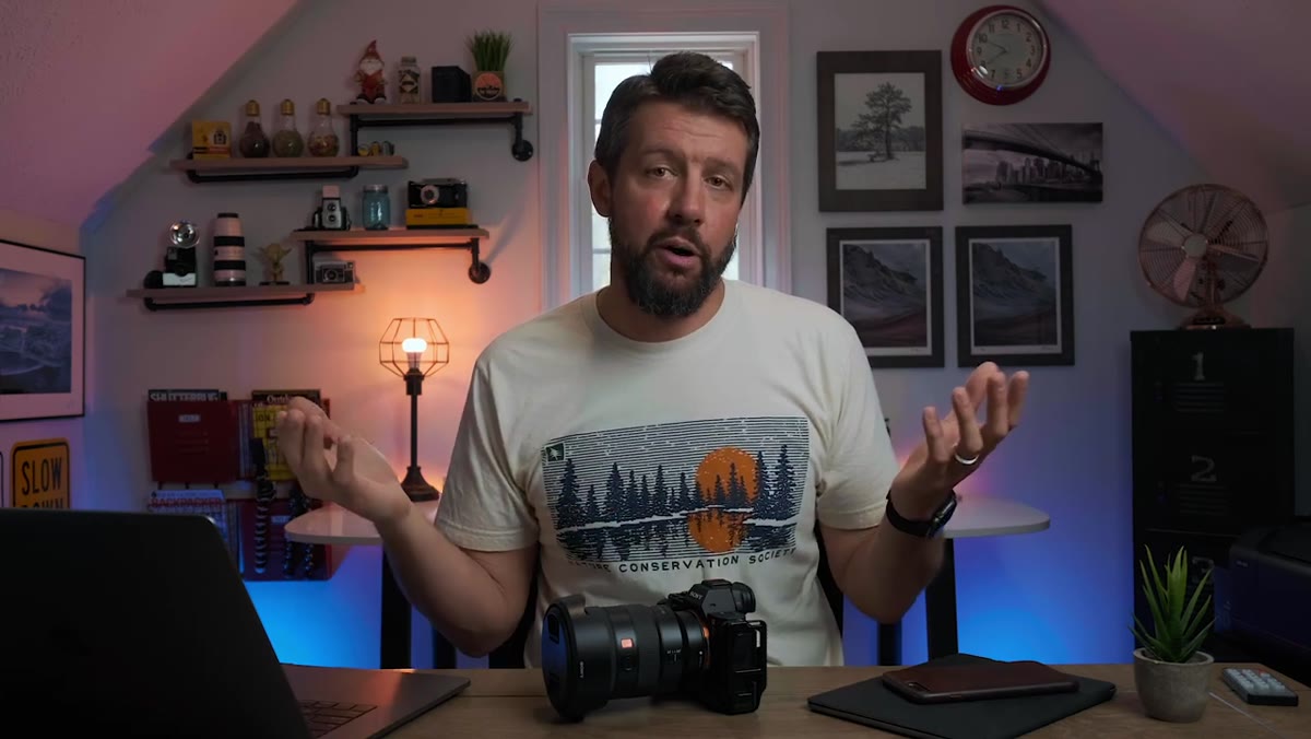 Mark explaining the problem he was trying to solve