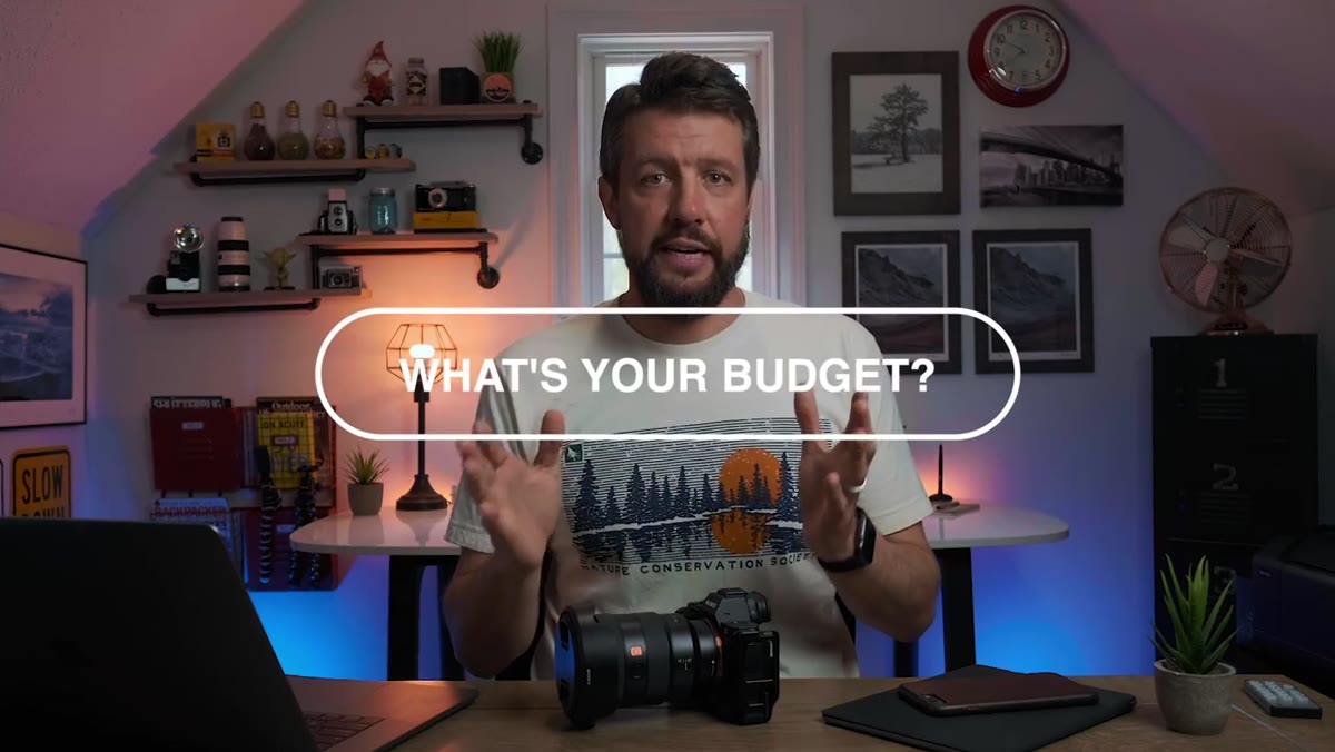 Mark describing his $1,300 to $1,700 budget range