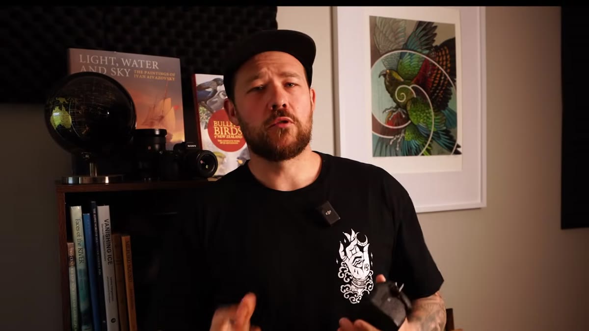 William Patino checking weather conditions before pre-dawn departure