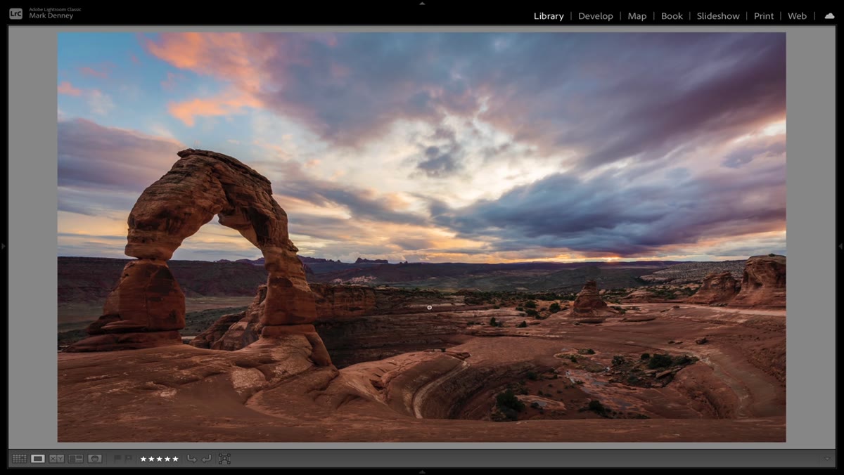 Landscape with overly dominant foreground element disrupting composition balance