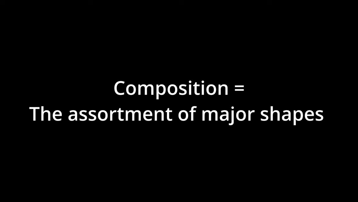 Three dominant shapes identified in a fjord landscape image