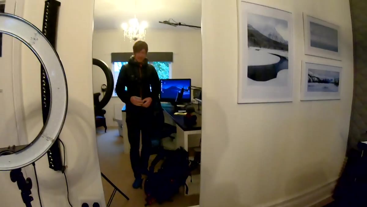 Thomas Heaton introduces the 1000-step challenge at his front door