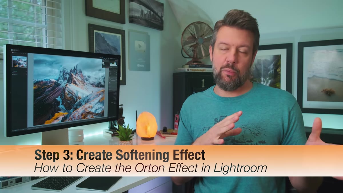 Effects panel with Clarity pulled negative and Dehaze adjusted