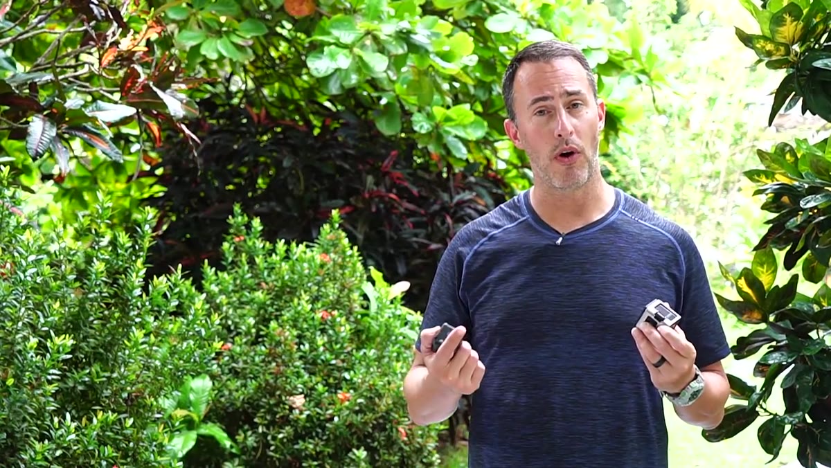 Matt explaining the Bluetooth app connection and flash mode